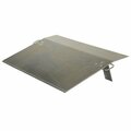 Vestil 48" x 36" Aluminum Dock Plate, 1/2" Thick, 5300 lb Capacity EH-4836